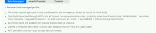 Expanded Safe Managed policy preview