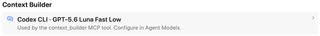 Context Builder model summary linking to Agent Models